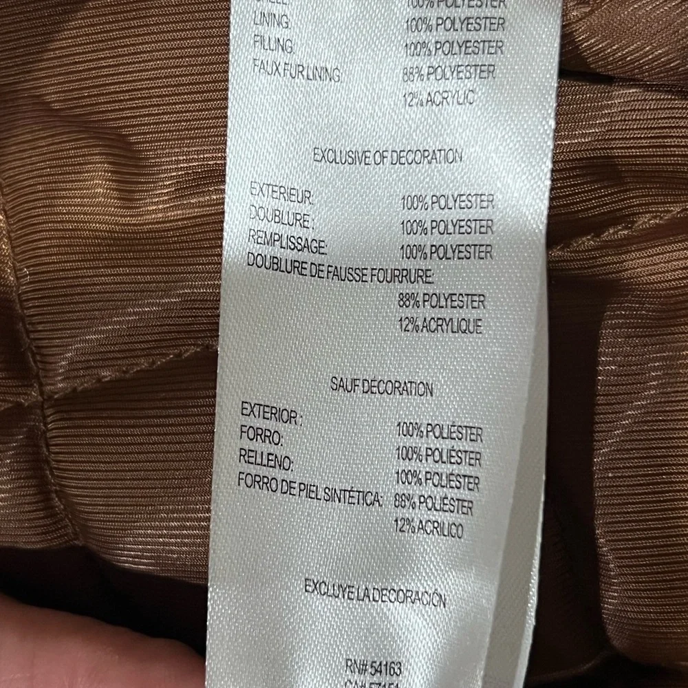 Calvin Klein Men's Tan Suede Bomber Jacket - Picture 7 of 8